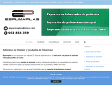 Tablet Screenshot of espumaplas.com